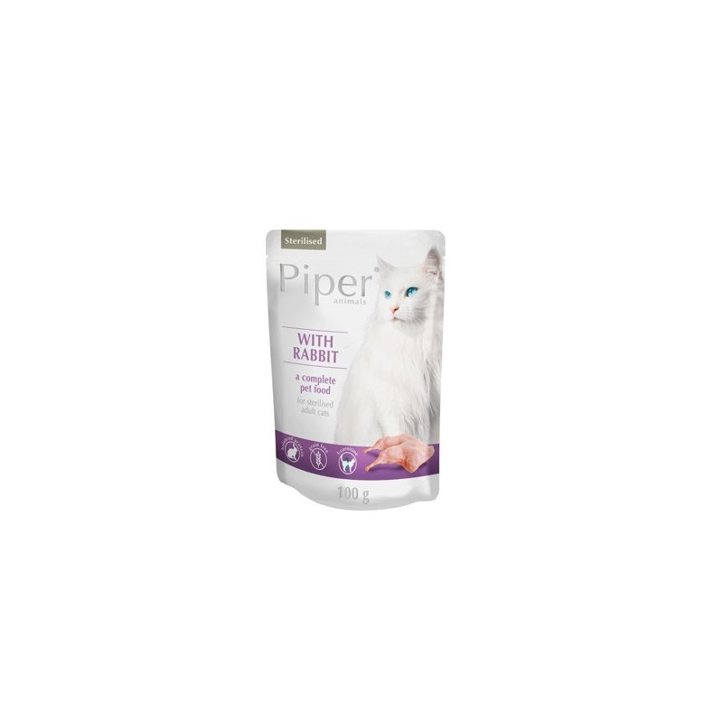 Piper Kot Sterilised Królik saszetka 100g - All4Animals