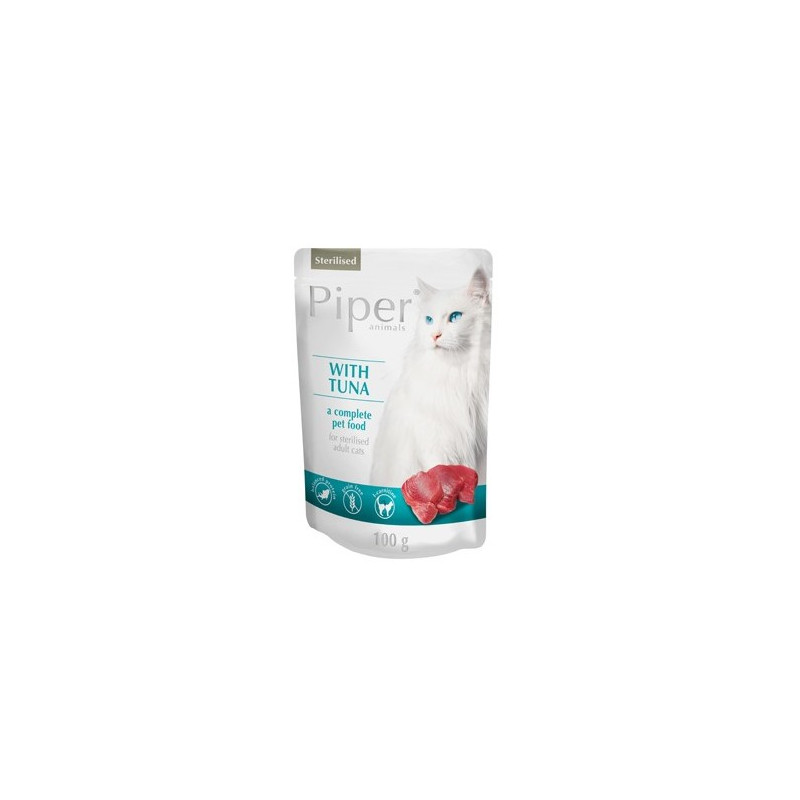 Piper Kot Sterilised Tuńczyk saszetka 100g - All4Animals