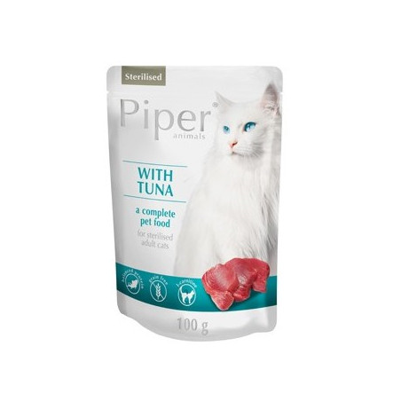 Piper Kot Sterilised Tuńczyk saszetka 100g - All4Animals