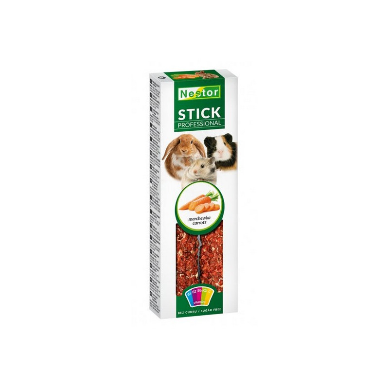Nestor Kolba Gryzoń Professional marchewka 2szt - All4Animals