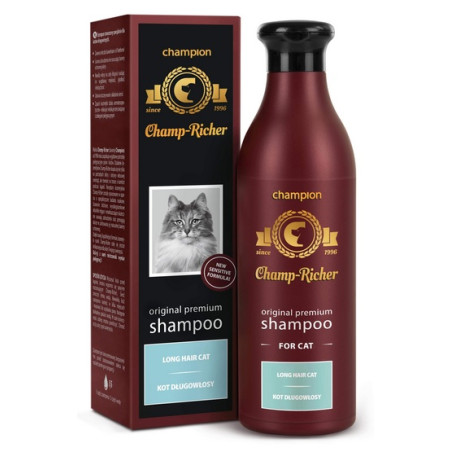 Champ-Richer Szampon dla kotów długowłosych 250ml - All4Animals
