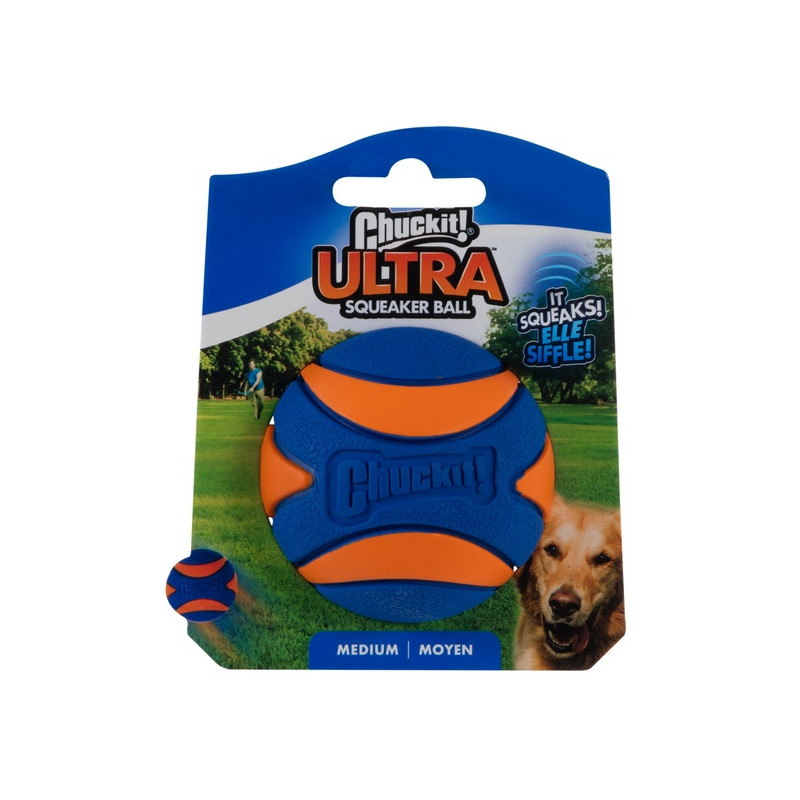 Chuckit! Ultra Squeaker Ball Medium [52068] - All4Animals