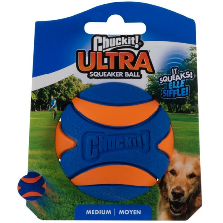 Chuckit! Ultra Squeaker Ball Medium [52068] - All4Animals