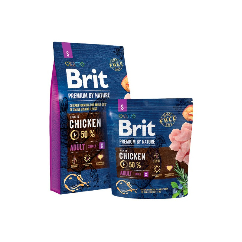 Brit Premium By Nature Adult S Small 8kg - All4Animals