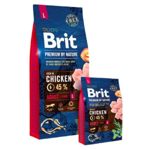 Brit Premium By Nature Adult L Large 8kg - All4Animals