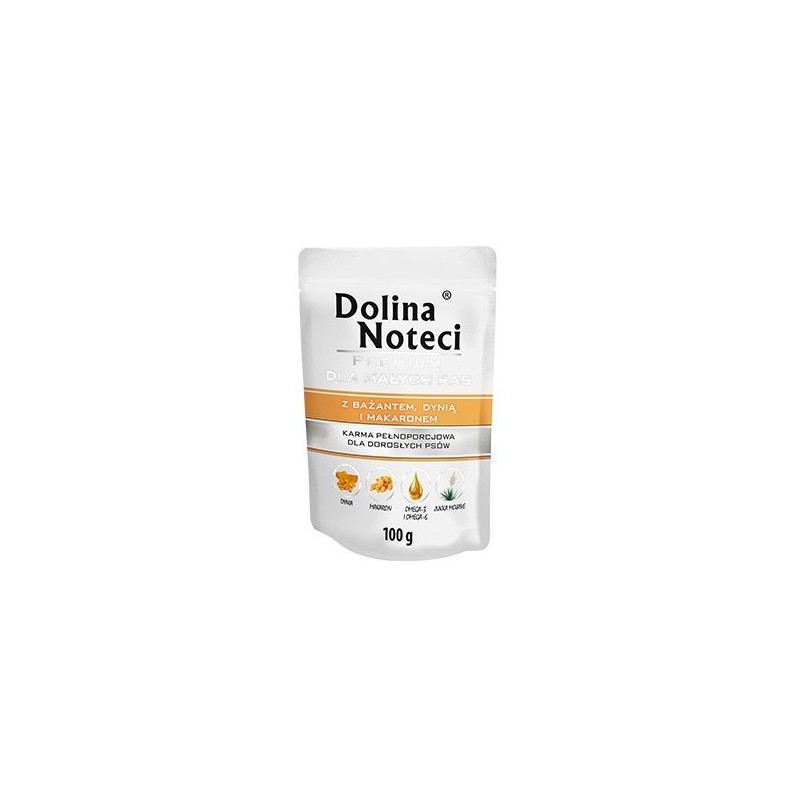 Dolina Noteci Premium Pies Bażant, dynia i makaron saszetka 100g - All4Animals