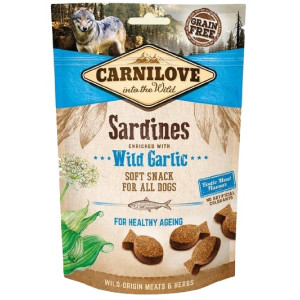 Carnilove Dog Snack Fresh Soft Sardines+Wild Garlic 200g - All4Animals