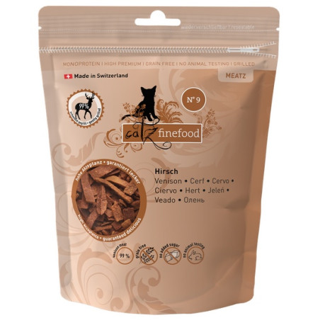 Catz Finefood Meatz N.09 Jeleń 45g - All4Animals