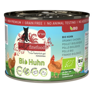 Catz Finefood Bio N.503 Kurczak puszka 200g - All4Animals
