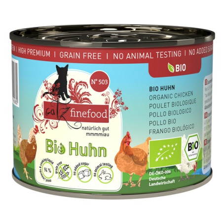 Catz Finefood Bio N.503 Kurczak puszka 200g - All4Animals