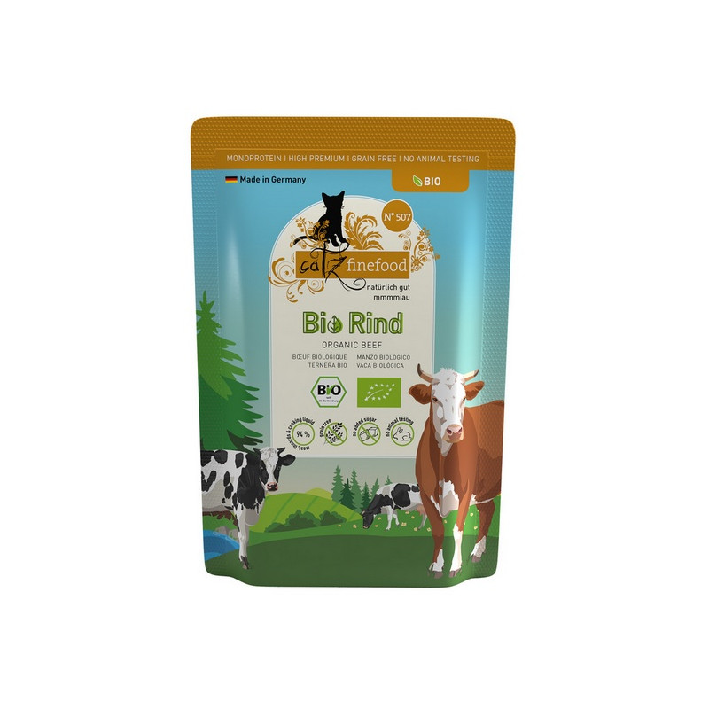 Catz Finefood Bio N.507 Wołowina saszetka 85g - All4Animals