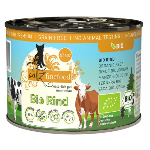 Catz Finefood Bio N.507 Wołowina puszka 200g - All4Animals