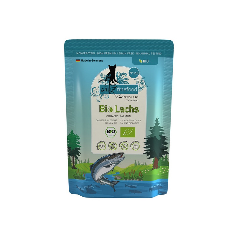 Catz Finefood Bio N.513 Łosoś saszetka 85g - All4Animals