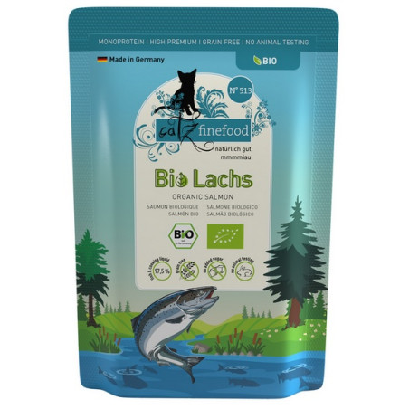 Catz Finefood Bio N.513 Łosoś saszetka 85g - All4Animals