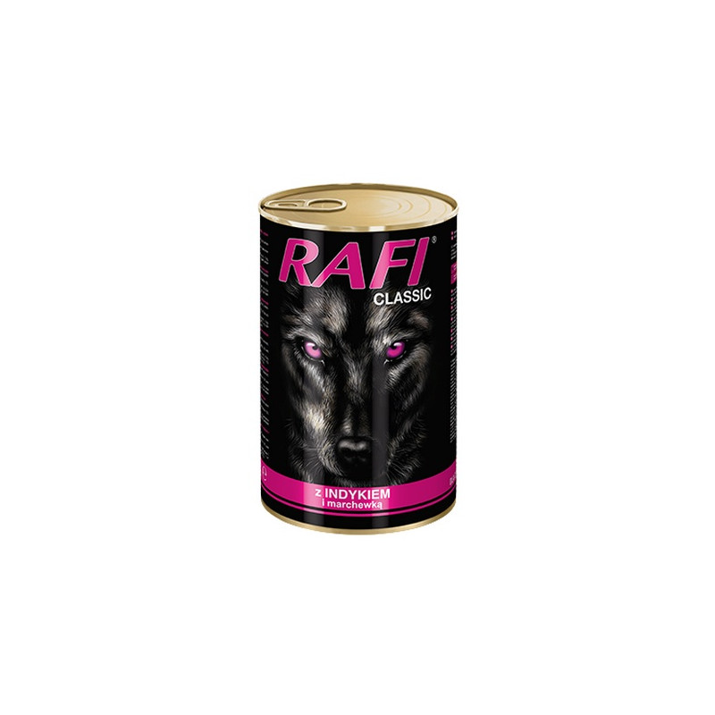Rafi Pies Classic Indyk i marchewka w sosie 1240g - All4Animals