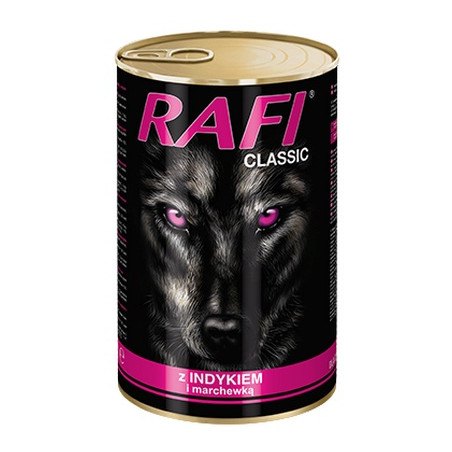 Rafi Pies Classic Indyk i marchewka w sosie 1240g - All4Animals