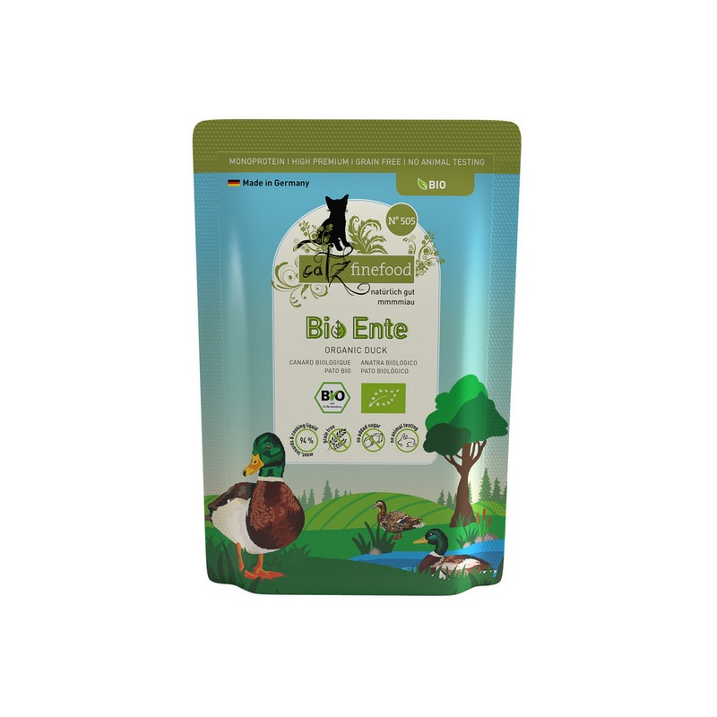 Catz Finefood Bio N.505 Kaczka saszetka 85g - All4Animals