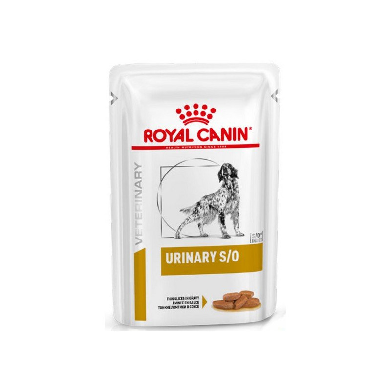 Royal Canin Veterinary Diet Canine Urinary S/O saszetka 100g - All4Animals Royal Canin Veterinary Diet Canine Urinary S/O saszetka 100g - All4Animals