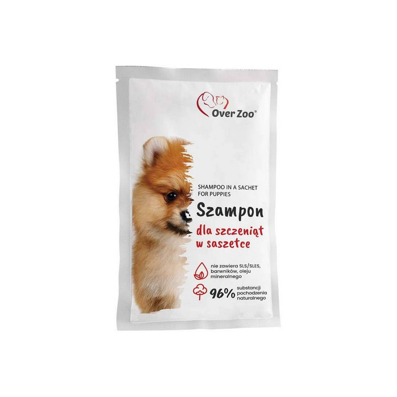Over Zoo Szampon dla szczeniąt saszetka 20ml - All4Animals