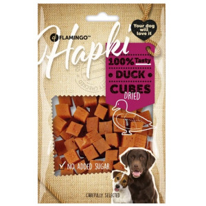 Flamingo Przysmak dla psa Kostki z kaczki 85g - All4Animals