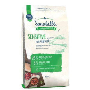 Sanabelle Adult Sensitive z drobiem 2kg - All4Animals