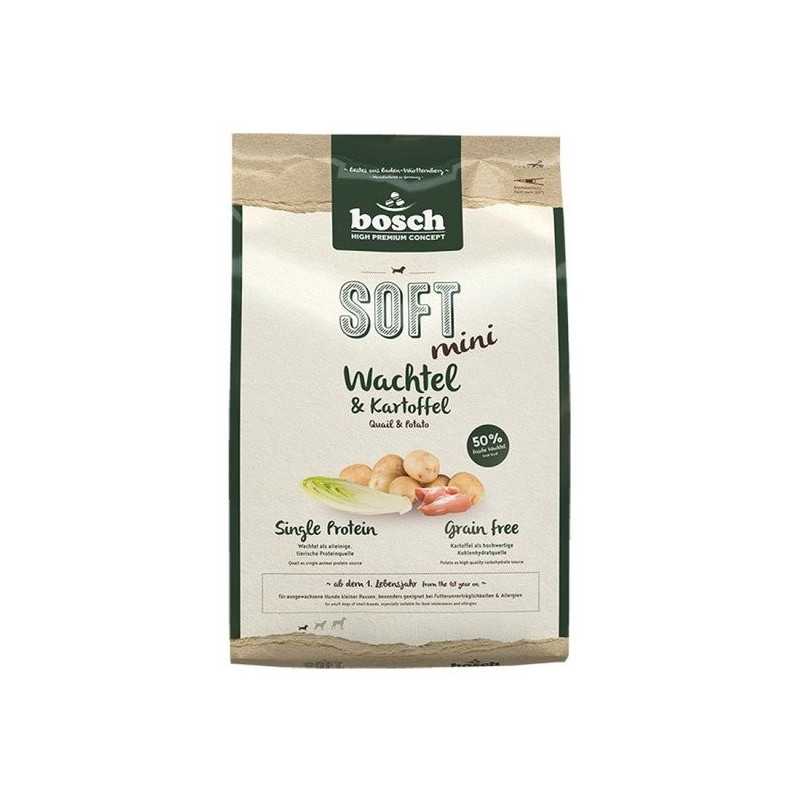 Bosch Soft Mini Przepiórka & Ziemniak 1kg - All4Animals