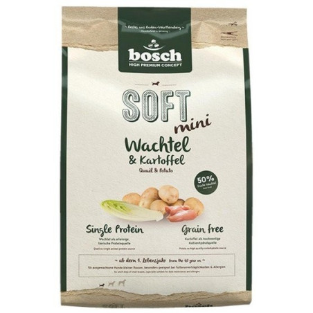 Bosch Soft Mini Przepiórka & Ziemniak 1kg - All4Animals