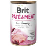 Brit Pate & Meat Dog Puppy puszka 400g - All4Animals