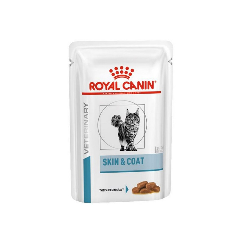 Royal Canin Veterinary Care Nutrition Feline Skin & Coat saszetka 85g - All4Animals Royal Canin Veterinary Care Nutrition Feline Skin & Coat saszetka 85g - All4Animals