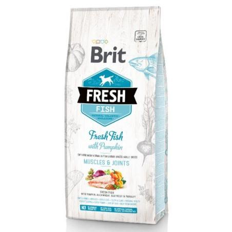Brit Fresh Dog Adult Large Fish & Pumpkin 2,5kg - All4Animals