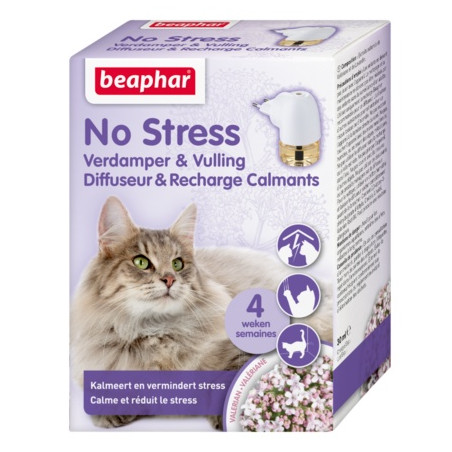 Beaphar No Stress Calming Diffuser Starter - aromatyzer behawioralny dla kotów - All4Animals