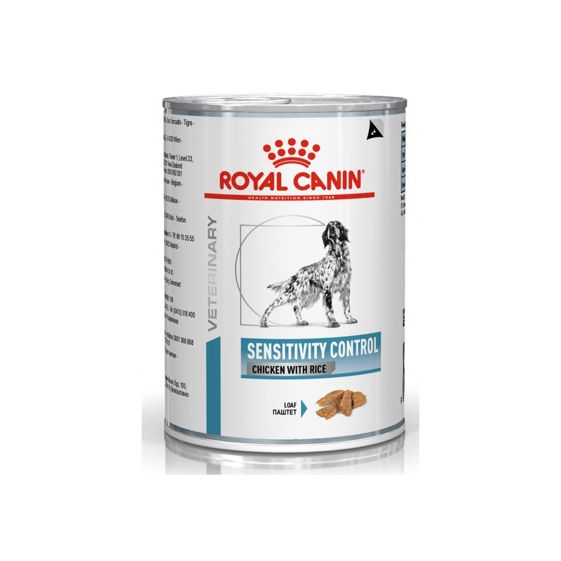 Royal Canin Veterinary Diet Canine Sensitivity Control kurczak i ryż puszka 410g - All4Animals