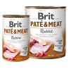 Brit Pate & Meat Dog Rabbit puszka 800g - All4Animals