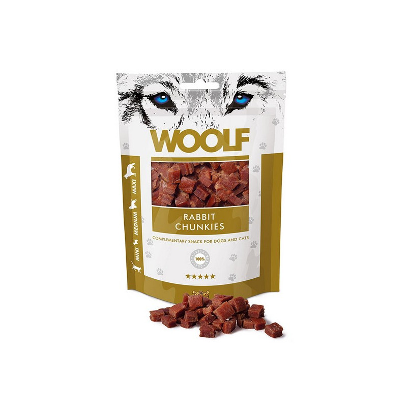 Woolf Rabbit Chunkies 100g - All4Animals