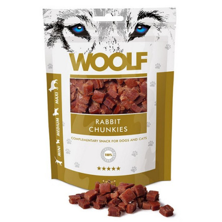 Woolf Rabbit Chunkies 100g - All4Animals