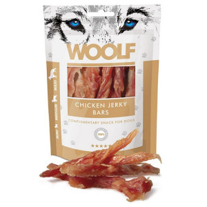 Woolf Chicken Jerky Bars 100g - All4Animals