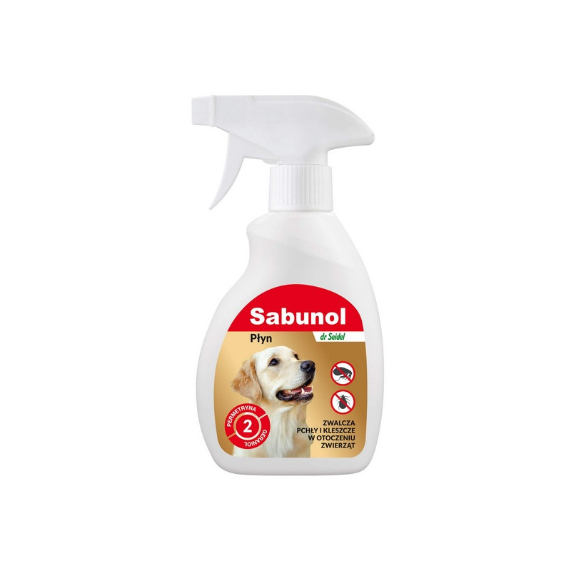 Sabunol Płyn do zwalczania pcheł w otoczeniu zwierząt 250ml - All4Animals
