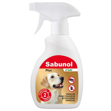 Sabunol Płyn do zwalczania pcheł w otoczeniu zwierząt 250ml - All4Animals