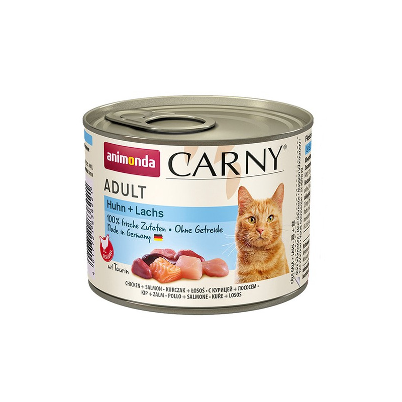 Animonda Carny Adult Kurczak + Łosoś puszka 200g - All4Animals