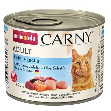 Animonda Carny Adult Kurczak + Łosoś puszka 200g - All4Animals
