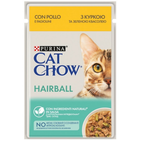 Purina Cat Chow Hairball Kurczak saszetka 85g - All4Animals