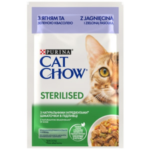 Purina Cat Chow Sterilised Jagnięcina saszetka 85g - All4Animals