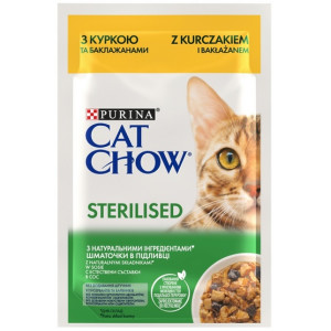 Purina Cat Chow Sterilised Kurczak saszetka 85g - All4Animals