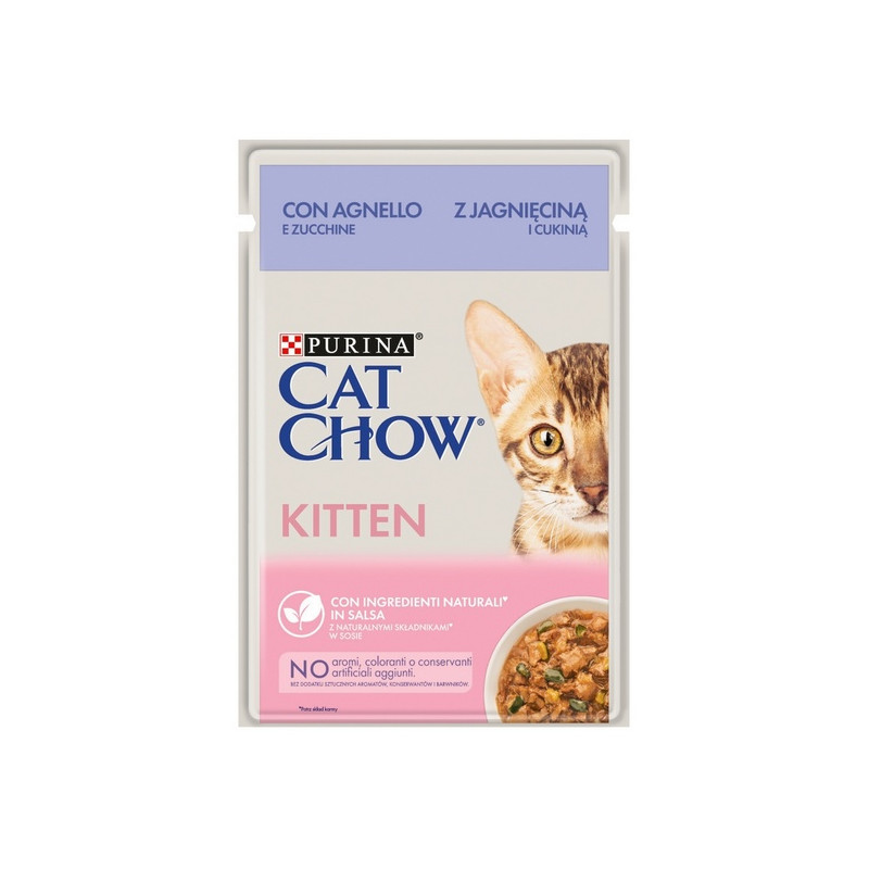 Purina Cat Chow Kitten Jagnięcina saszetka 85g - All4Animals