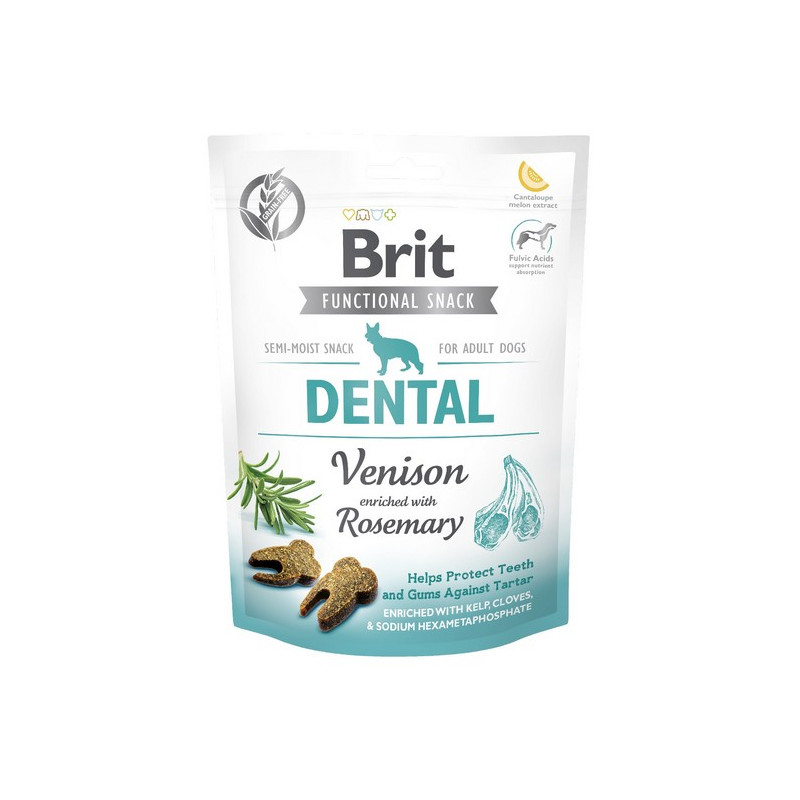 Brit Functional Snack Dental Venison 150g - All4Animals