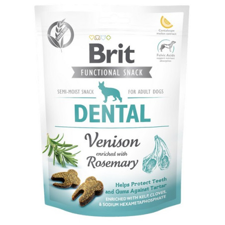 Brit Functional Snack Dental Venison 150g - All4Animals