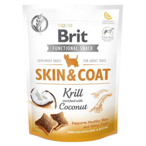 Brit Functional Snack Skin&Coat Krill 150g - All4Animals