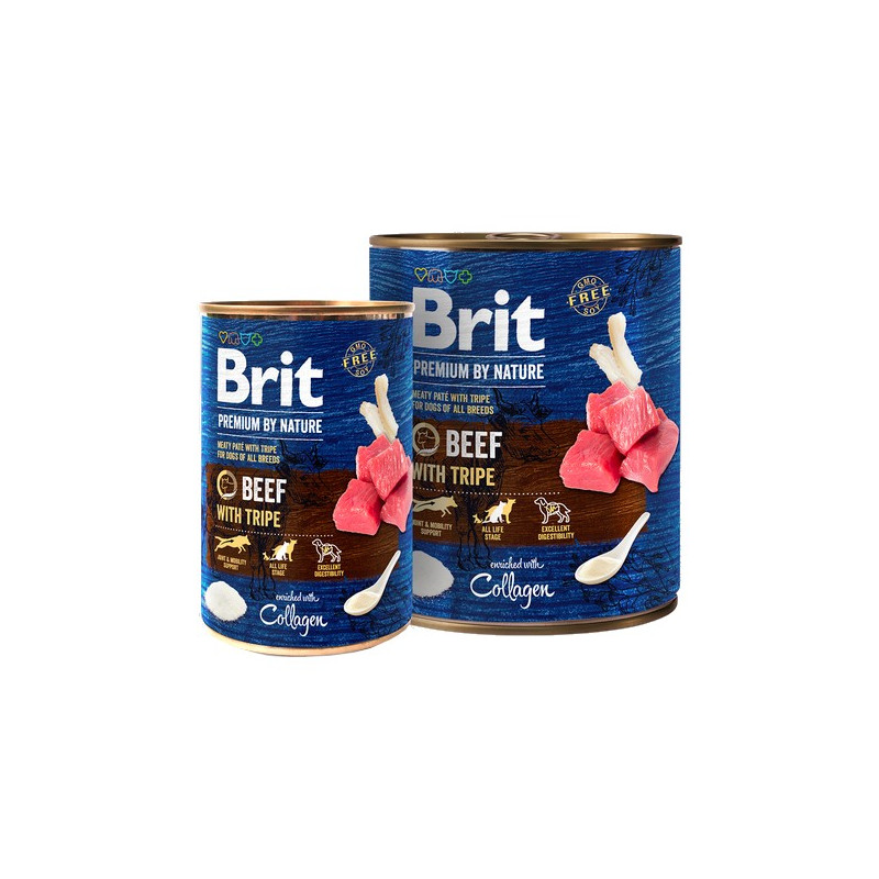 Brit Premium By Nature Beef & Tripe puszka 800g - All4Animals