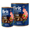 Brit Premium By Nature Pork & Trachea puszka 400g - All4Animals