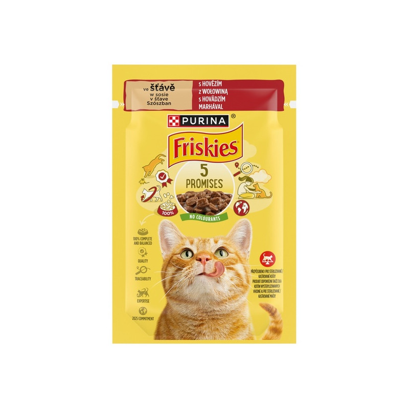 Friskies Wołowina saszetka 85g - All4Animals